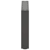 Coffee Table Legs U-Shaped 2 pcs Anthracite 50x cm Steel 4013138