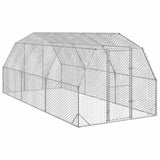 Chicken Run 2.5x6x2.25 m Galvanised Steel 3328517