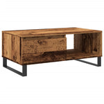 ZNTS Coffee Table Old Wood 90x50x36.5 cm Engineered Wood 857338