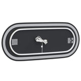 LED Bathroom Mirror 90x40 cm Oval 353286