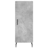 Highboard Concrete Grey 34,5x34x180 cm Engineered Wood 3200149