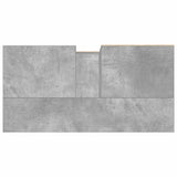 Bathroom Sink Cabinet Concrete Grey 65x33x60 cm Engineered Wood 857228