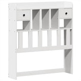 Bed Frame without Mattress White 90x190 cm Solid Wood Pine 3308865