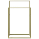 Freestanding Towel Rack Gold 48x24x78.5 cm Iron 343089