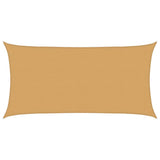 Sunshade Sail 160 g/m Rectangular Sand 2.5x5 m HDPE 4002038