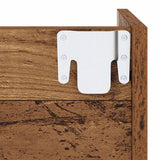 Shoe Cabinet 2 pcs Old Wood 60 x 18 x 90 cm Engineered Wood 875147