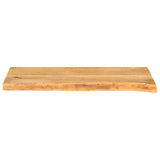 Table Top Live Edge 80x40x2.5 cm Solid Wood Mango 370442