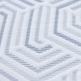 Mattress Pads White and blue 90 x 200 cm Gel Memory Foam 4106267