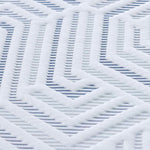 Mattress Pads White and blue 90 x 190 cm Gel Memory Foam 4106266