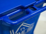Janitor Cleaning Trolley, with Bin, Shelves and Hooks - Blue T3398P328340