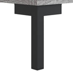 Highboard Grey Sonoma 69.5x34x180 cm Engineered Wood 3189963