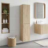 Wall-mounted Bathroom Cabinet Sonoma Oak 33 x 34.5 x 160 cm 890514