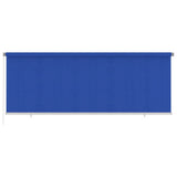 Outdoor Roller Blind 400x140 cm Blue HDPE 312847