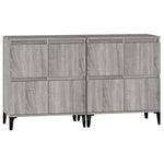 Sideboards 2 pcs Grey Sonoma 60x35x70 cm Engineered Wood 3185765