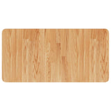 Basin Shelf Wall Mounted Steel and Solid Wood Oak 3302339