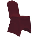 Chair Cover Stretch Burgundy 12 pcs 279093