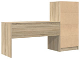 Desk with Drawer with Shelf with Storage 2 pcs Sonoma Oak 3337331