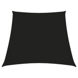 Sunshade Sail Oxford Fabric Trapezium 3/5x4 m Black 135793
