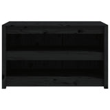 Outdoor Kitchen Cabinet MEPPEL Black 106x55x64 cm Solid Wood Pine 832335