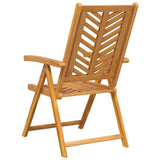 Garden Chair 8 pcs Brown 57 x 72 x 109 cm Solid Acacia Wood 3154136