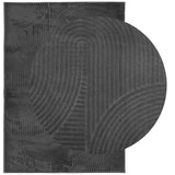 Rug IZA Short Pile Scandinavian Look Anthracite 200x280 cm 375431