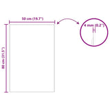 Wall Mirror Rectangular 50 x 80 cm Tempered Glass 42023027