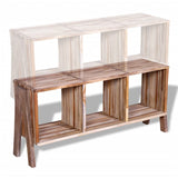 TV Cabinet with 3 Shelves Stackable Reclaimed Teak 241718