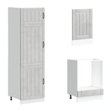 7 Piece Kitchen Cabinet Set Lucca Concrete Grey Engineered Wood 3314775