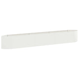 Raised Garden Bed White 300 x 40x 40 cm Steel 8011727