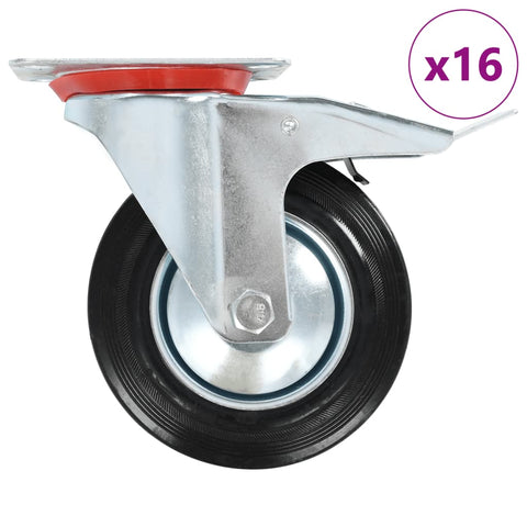 16 pcs Swivel Casters 160 mm 277993
