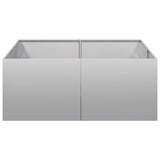 Planter 100x100x40 cm Galvanised Steel 860820