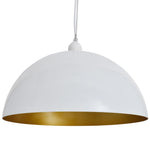 Ceiling Lamp 2 pcs Height-adjustable Semi-spherical White 241114
