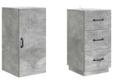 Cabinet Set 2 pcs Concrete Grey 33 x 34.5 x 87 cm 3416811