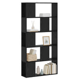 Bookcase Black oak 80.5 x 23.5 x 162.5 cm PB 8010956