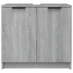 ZNTS Bathroom Cabinet Grey Sonoma 64.5x33.5x59 cm Engineered Wood 817064