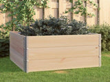 Raised Beds 3 pcs 100x100 cm Solid Pine Wood 3055169