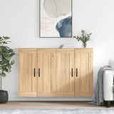 Wall Mounted Cabinets 2 pcs Sonoma Oak Engineered Wood 3198012