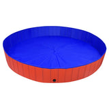 Foldable Dog Swimming Pool Red 300x40 cm PVC 92601