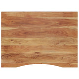 Desk Top 100x80x2.5 cm Rectangular Solid Wood Acacia 370175