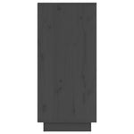 Sideboards 2 pcs Grey 31.5x34x75 cm Solid Wood Pine 813385