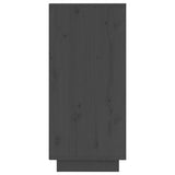 Sideboards 2 pcs Grey 31.5x34x75 cm Solid Wood Pine 813385