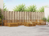 Outdoor Sofa Set 8 pcs Natural 3373839