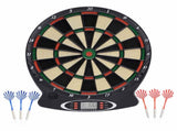 Electric Dartboard with Darts Black Polypropylene 93581