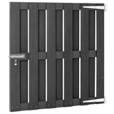 Garden Gate WPC 100x100 cm Grey 49083