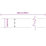 Lawn Edgings 20 pcs 25x103 cm Galvanised Steel 860177