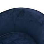 Dog Sofa Blue 69x49x40 cm Plush and Faux Leather 171034