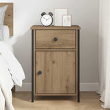 Bedside Cabinet Artisan Oak 40 x 42 x 60 cm Engineered Wood 875782
