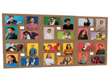 Collage Photo Frame for 24x Picture Light Brown MDF 332784