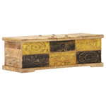 ZNTS Coffee Table 100x50x35 cm Solid Mango Wood 247881