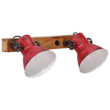 Wall Lamp 25 W Distressed Red 45x25 cm E27 371824